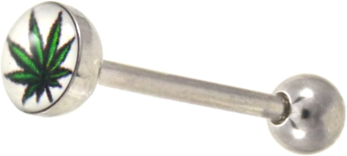 Weed Leaf Tongue Bar