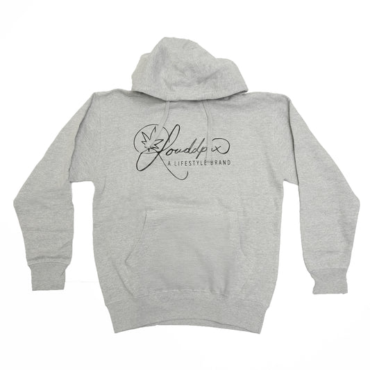 Cursive Louddpax hoodie